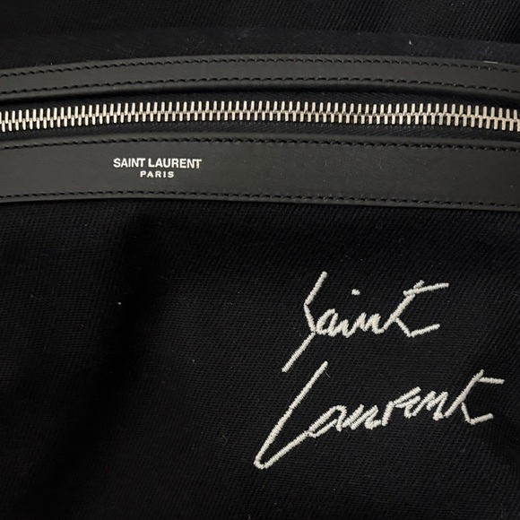 Saint Laurent Classic Black Large Backpack 12”x16”x5.5” Unisex main image 12
